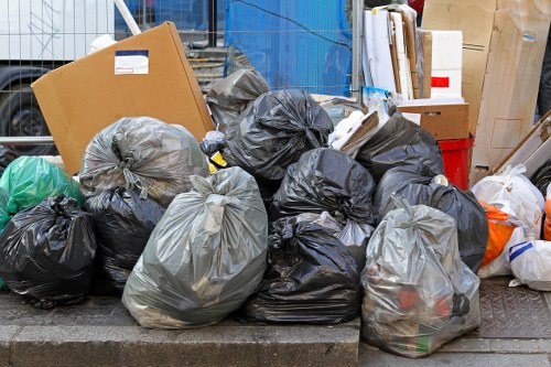 Skips arranged for efficient waste disposal